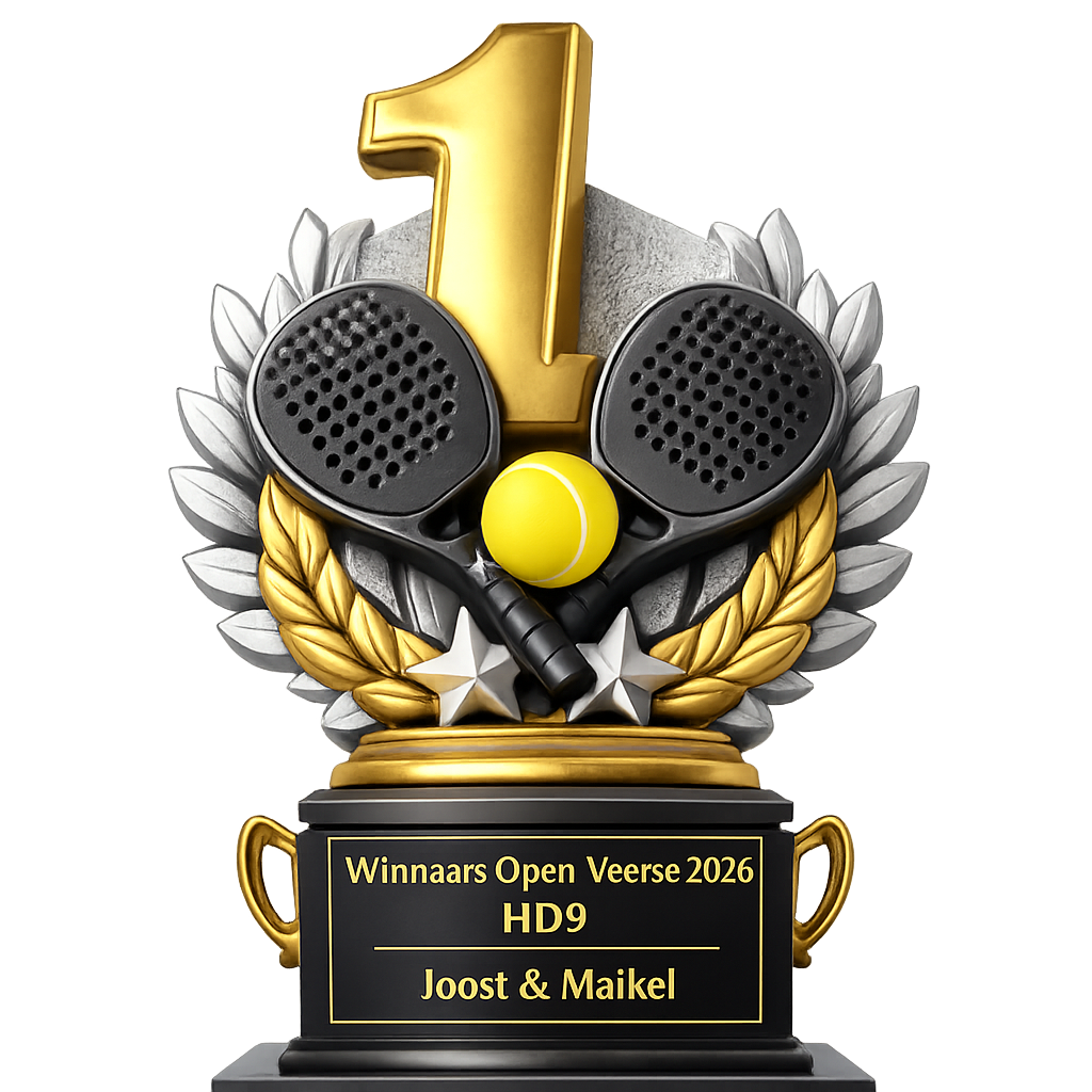 Winnaars Open Veerse 2026 HD9 Joost & Maikel